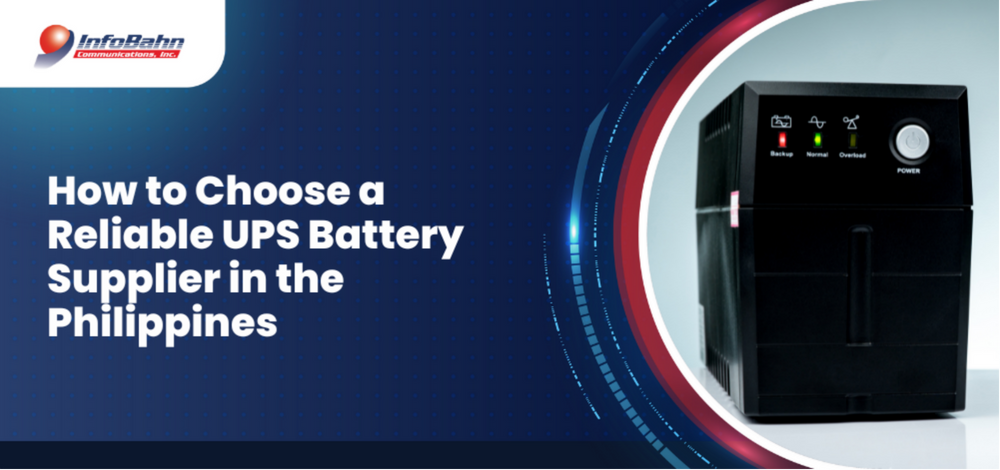 How to Choose a Reliable UPS Battery Supplier in the Philippines