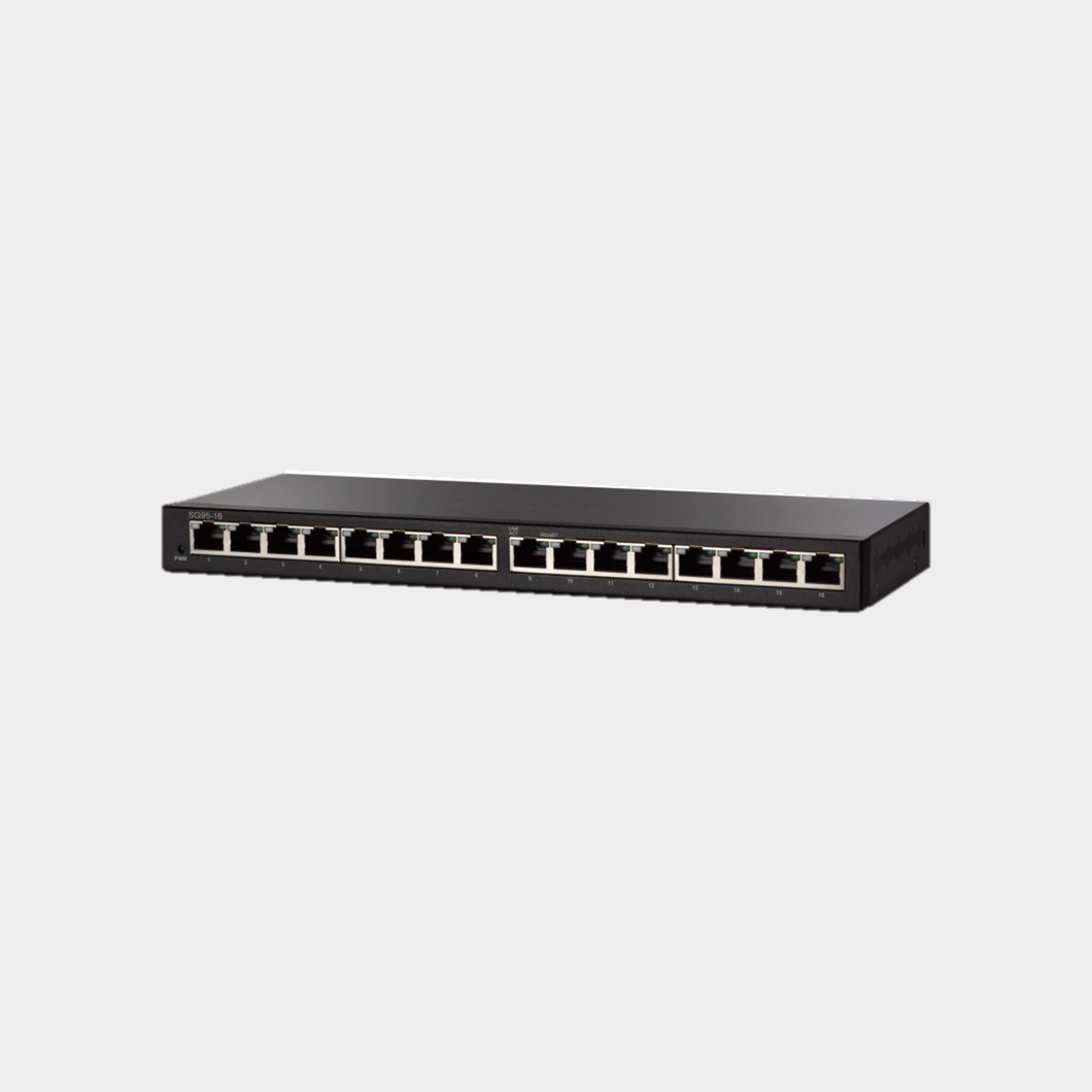 Cisco SG95 16-Port Gigabit Desktop Switch (SG95-16-AS)