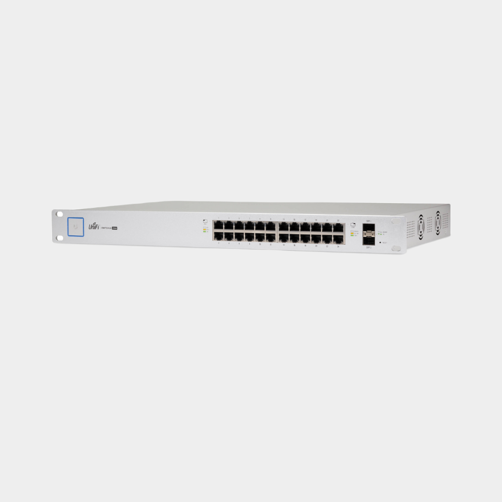Ubiquiti Unifi Switch 24 Port 500W (US-24-500W) I Managed PoE+ Gigabit Switch with SFP
