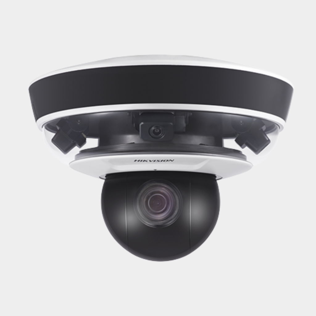 Hikvision  8 MP H.265 PanoVu Mini Series Panoramic + PTZ IR Outdoor Camera (DS-2PT5326IZ-DE)