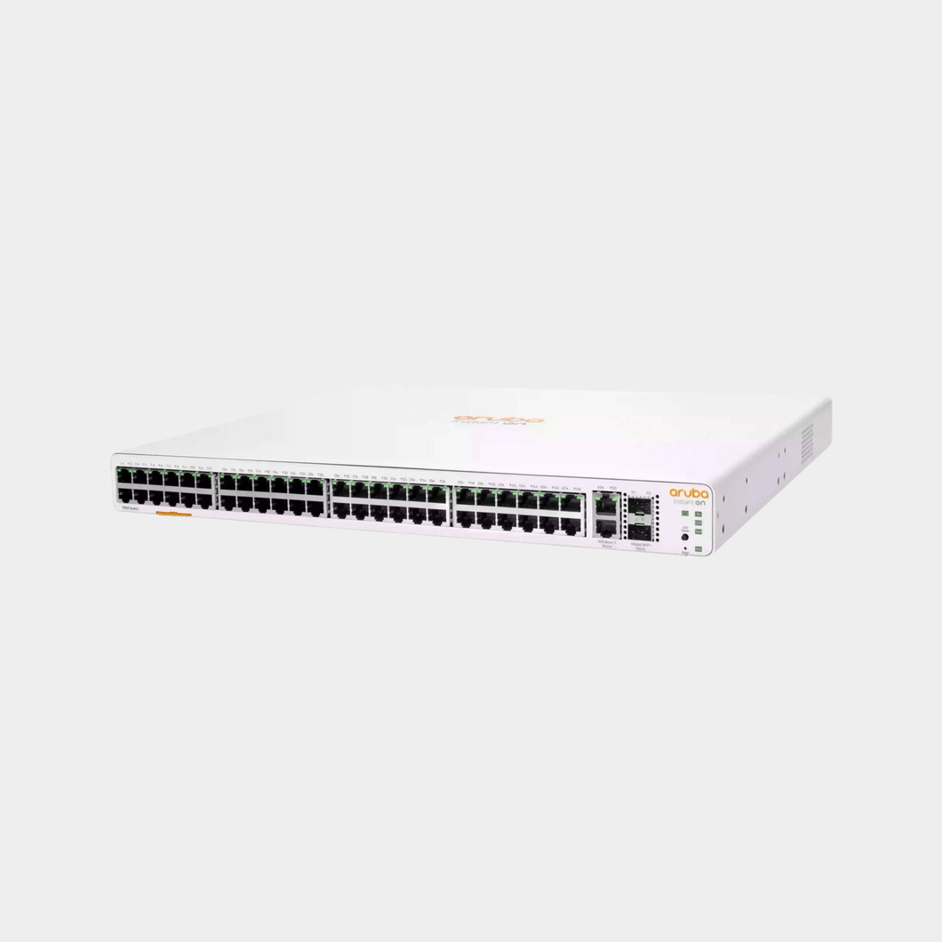 HPE Aruba Instant On 1960 48G 2XGT 2SFP+ Switch (JL808A) | Limited Lifetime Protection