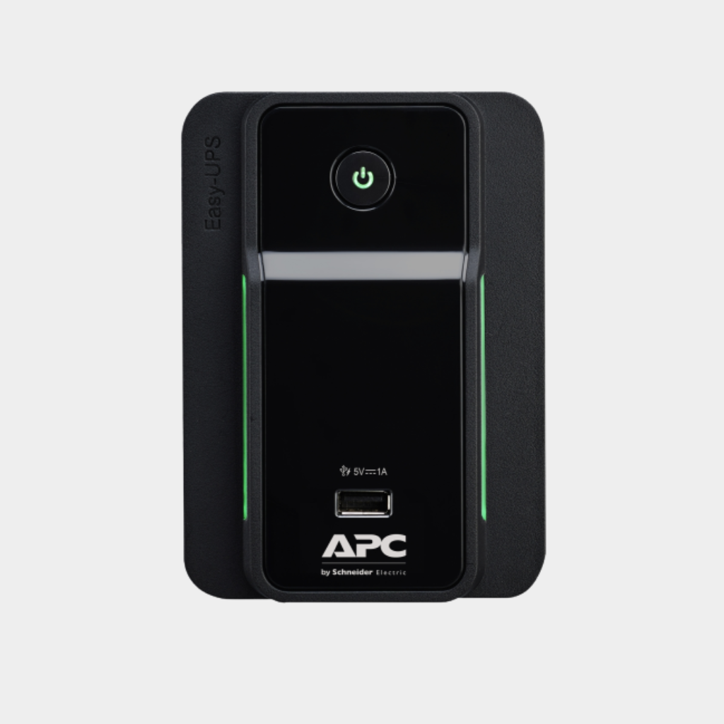 APC Easy UPS 700VA, 230V, AVR, USB Charging, Universal Sockets (2); fuse; Tower Type; 360Watts (APCBVX700LUI-MS-D000)