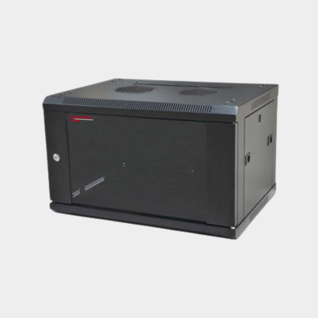 Premium Line Wall Mount Cabinet  Width 600mm, Black (RAL9005)