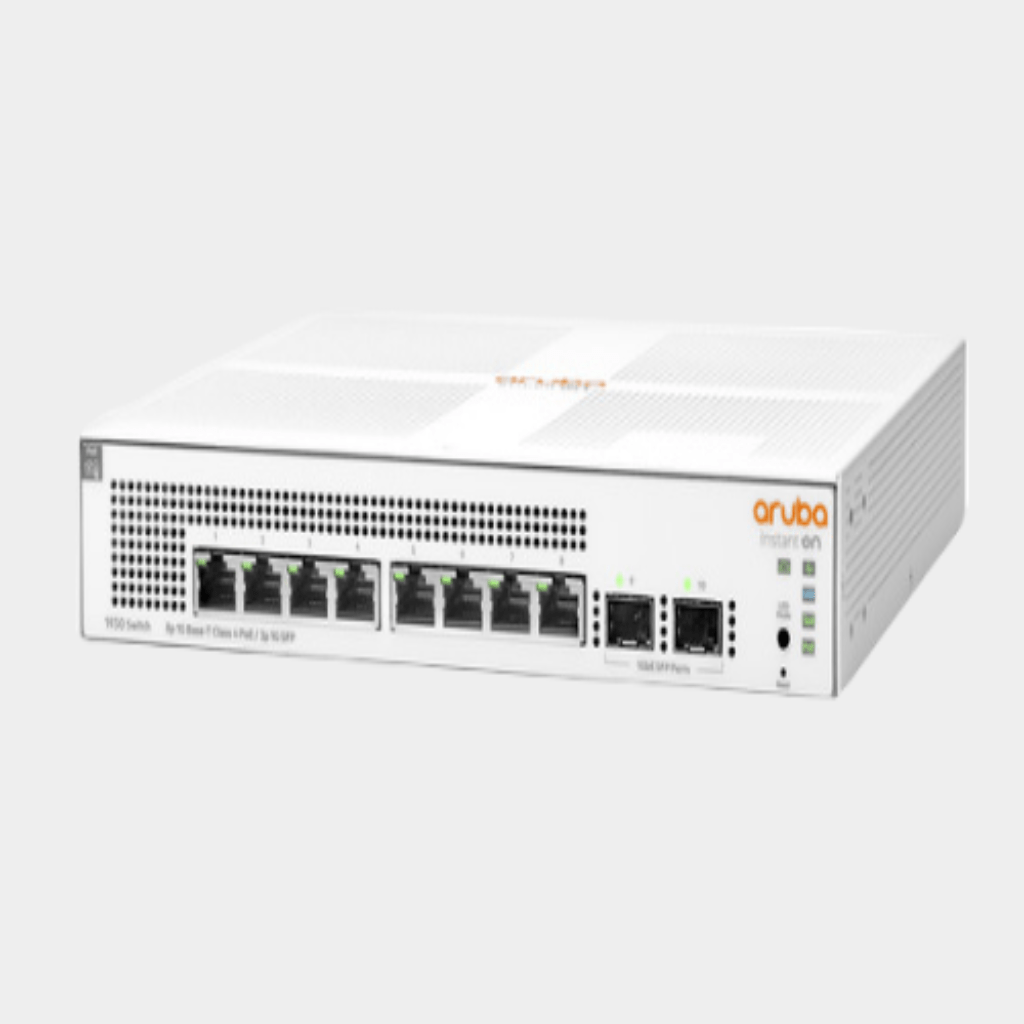 HPE Aruba Instant On 1930 8G Class4 PoE 2SFP 124W Switch (JL681A) Limited Lifetime Protection