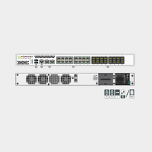 Load image into Gallery viewer, Fortinet 18 x GE RJ45 ports (including 1 x MGMT port, 1 X HA port, 16 x switch ports), 16 x GE SFP slots, SPU NP6 and CP9 hardware accelerated, 2x 240GB onboard SSD storage (FG-401-E)
