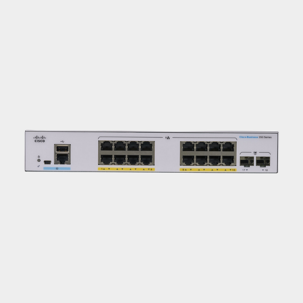 Cisco Business CBS350-16P-E-2G Managed Switch, 16 Port GE, PoE