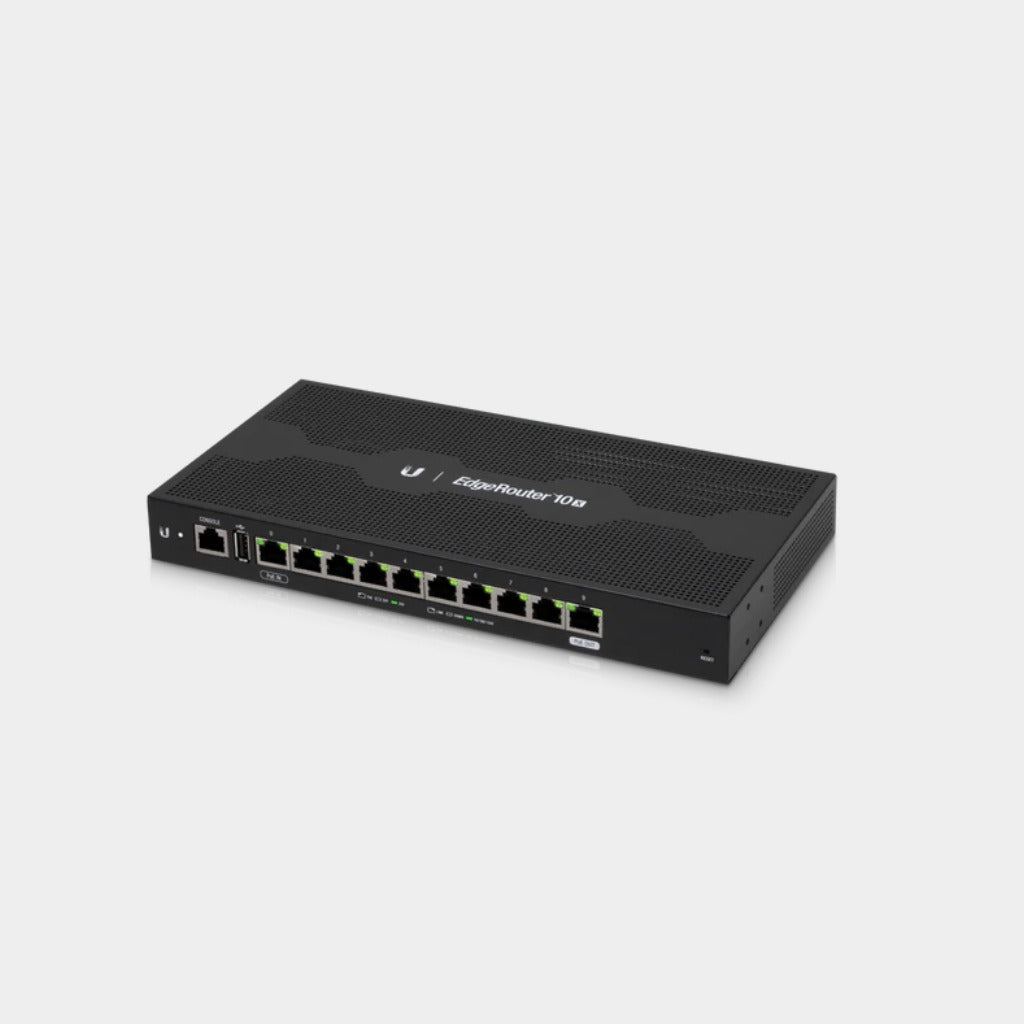Ubiquiti Networks Edge Router 10-Port High-Performance Gigabit Router with PoE Flexibility (ER-10X)